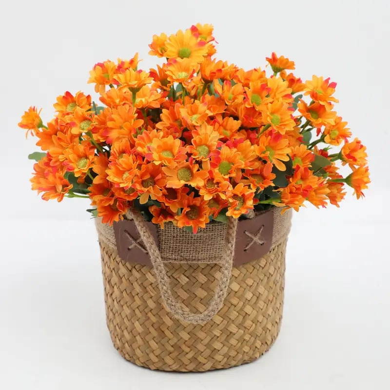💥Last Day 50% OFF🌼- Artificial Outdoor Sunset Mums Flowers - UV resistant, Waterproof, Windproof