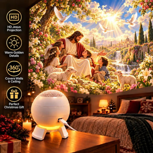 ✝️ Jesus Loves the Little Children 5D Projection Light – Fill Your Home With Christ’s Love & Heavenly Peace(✨Buy 2 Free Shipping)
