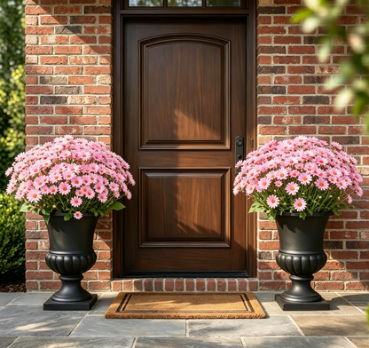 💥Last Day 50% OFF🌼- Artificial Outdoor Sunset Mums Flowers - UV resistant, Waterproof, Windproof