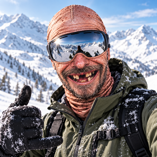 ❄️ Hilarious Old Man Face Ski Mask – Funny Winter Essential