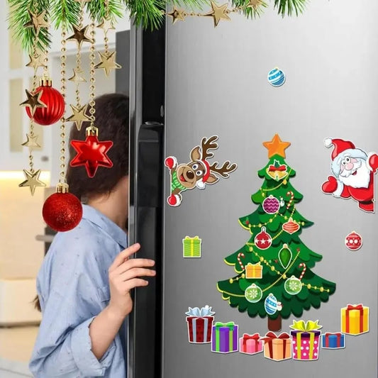 🔥Christmas Refrigerator Magnets – Festive DIY Fridge Decoration