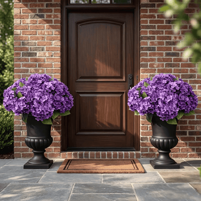 🔥LAST DAY 60% OFF 🔥Artificial Outdoor Hydrangea Flowers - UV Resistant, Waterproof, Fade-Proof – Lush Blooms That Last Forever